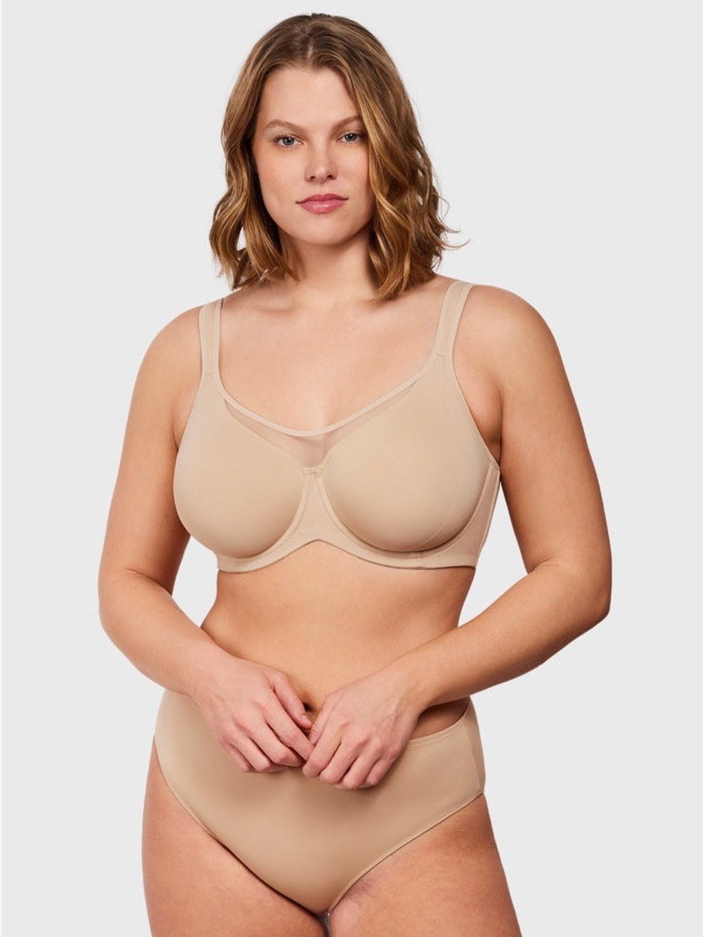 HSIA CoolComfort Smoothing Unlined Underwire Minimizer Bra
